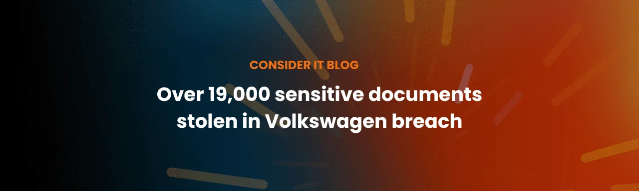 Volkswagen Group has over 19,000 sensitive documents stolen in Cyber Attack