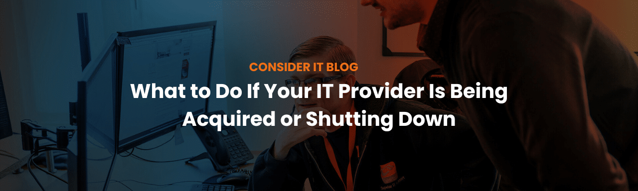 IT Provider Shut down blog post